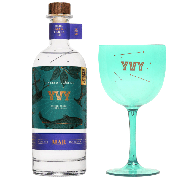 Gin YVY Mar 750ml + Taça de Acrílico
